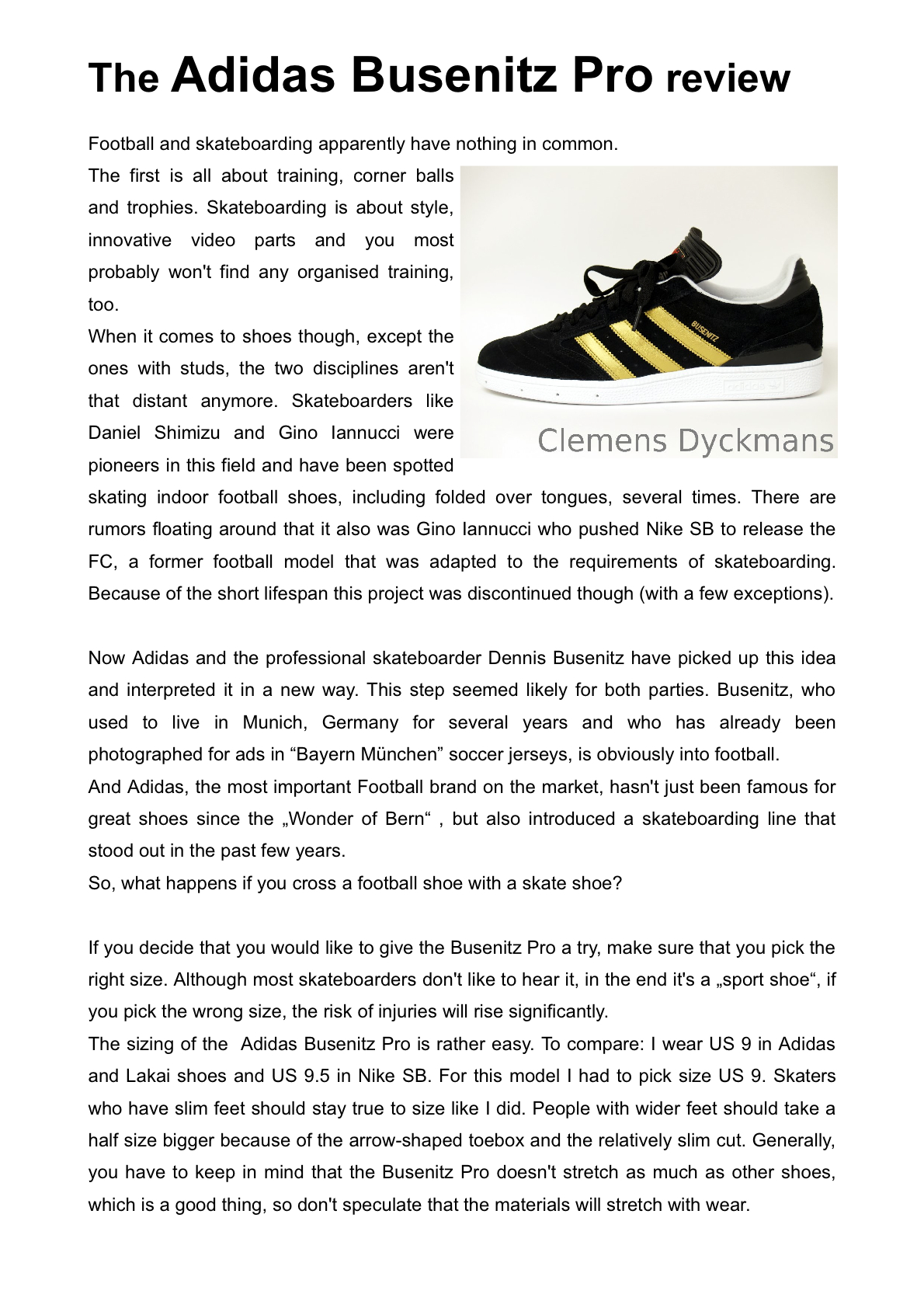 foso Loco Secretario Adidas Busenitz Pro - Weartested - detailed skate shoe reviews